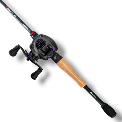 Combo Caña VENATOR 1.83m 12-17lb 2024 + Reel LUBINA BLACK WIDOW GTX 11ROL 9.5:1 Marine
