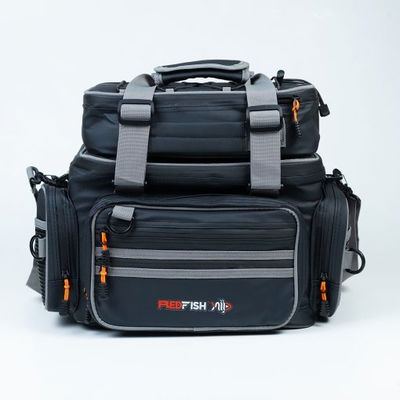 Bolso 3650 negro +Porta Reel RedFish