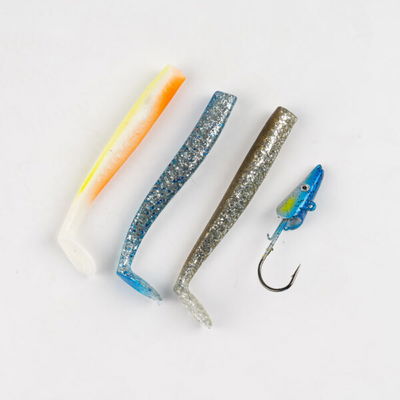 Señuelo JIG + GOMAS RedFish