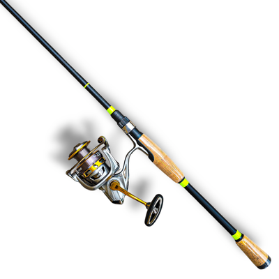 Combo Reel Marine ALTIMA 3000 8ROL 5.3:1 + Caña Florencia 2.10mt 10-20lb RedFish