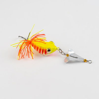 Señuelo Rana rígida + Hélice  RedFish