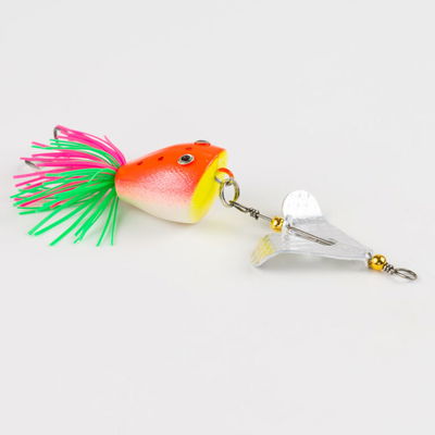 Señuelo Rana rígida + Hélice RedFish 