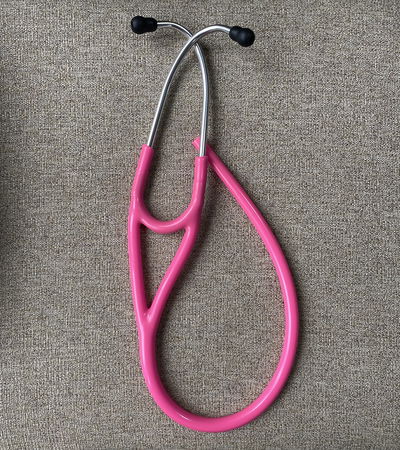 Tubuladura de repuesto FHF para estetoscopio Littmann - Rose Pink