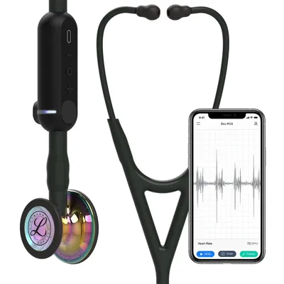 Estetoscopio Littmann Core Digital Black Rainbow - Cód 8570