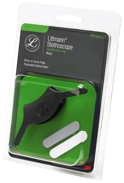 Identificador para estetoscopio Littmann - Negro