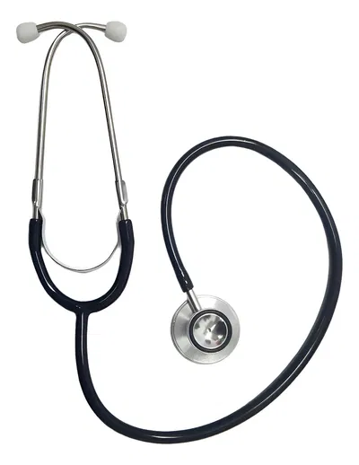 Estetoscopio Euromix Doble Campana Profesional Color Negro