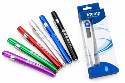 Linterna Clinica Led Tenso + Termómetro digital Etemp