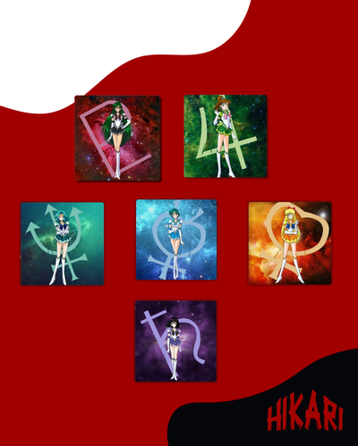 Posavasos Sailor Moon x6
