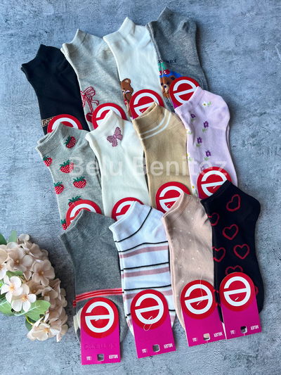 Medias estampada elemento PACK X2