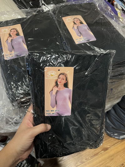 Camiseta térmica mujer negro