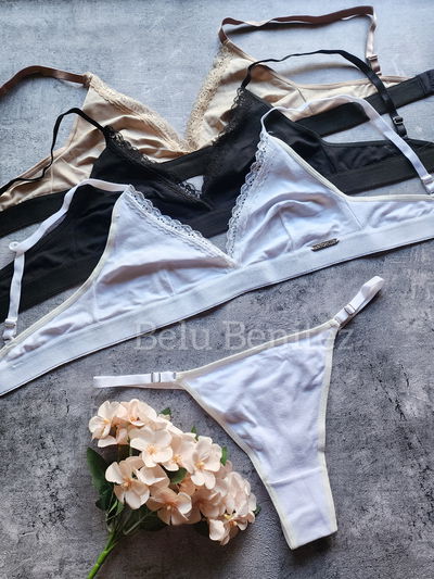 Conjunto brallete algodón 