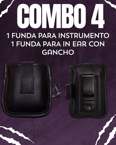 COMBO 4 PORTABODYS: 1 INSTRUMENTO + 1 IN-EAR GANCHO 