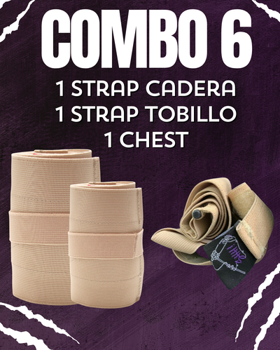 COMBO 6                                            - 1 CADERA + 1 TOBILLO + 1 CHEST