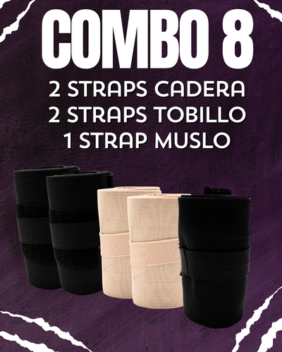 COMBO 8                                         -  2 CADERA - 1 MUSLO - 2 TOBILLO