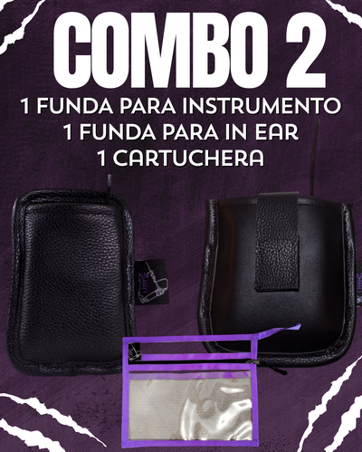 COMBO 2 PORTABODYS: 1 INSTRUMENTO + 1 IN-EAR + 1 CARTUCHERA 