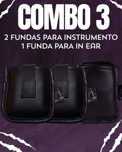 COMBO 3 PORTABODYS: 2 INSTRUMENTO + 1 IN-EAR