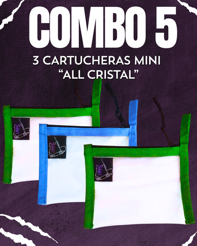 COMBO 5: 3 CARTUCHERAS "ALL PLASTIC MINi"