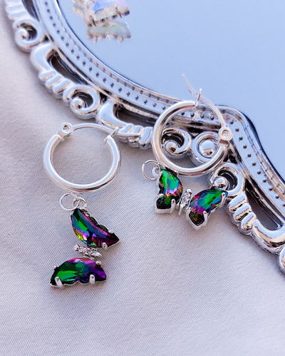 Argollas BUTTERFLY DREAMS (1,5 cm)