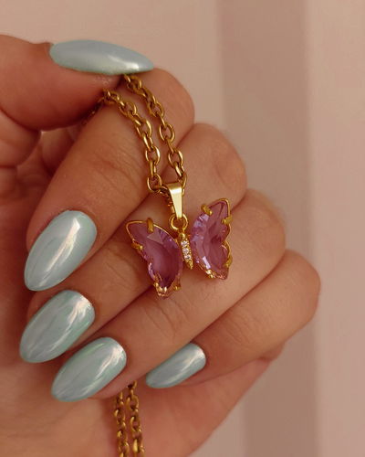 Dije BUTTERFLY purple