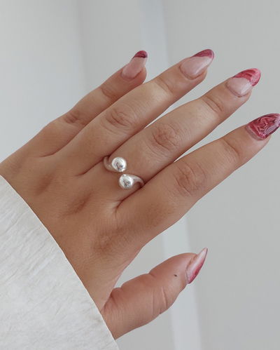 Anillo OBSIDIAN- Talle  18