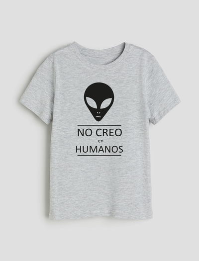 remera HUMANOS blanca