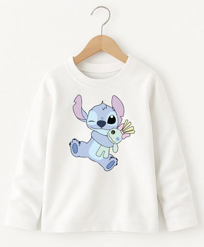 remera térmica stich blanca