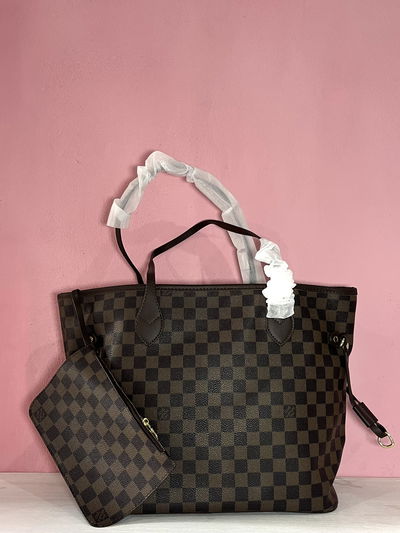 LV Neverfull Chocolate