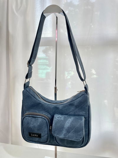 Baguette bag Nina - denim 