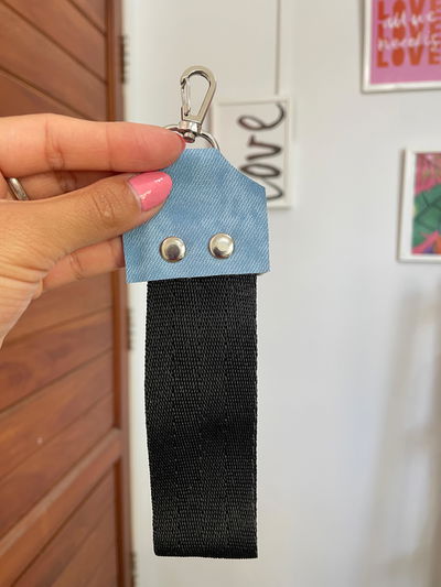 Llavero denim