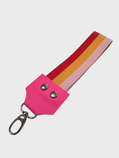 Llavero fucsia fluor