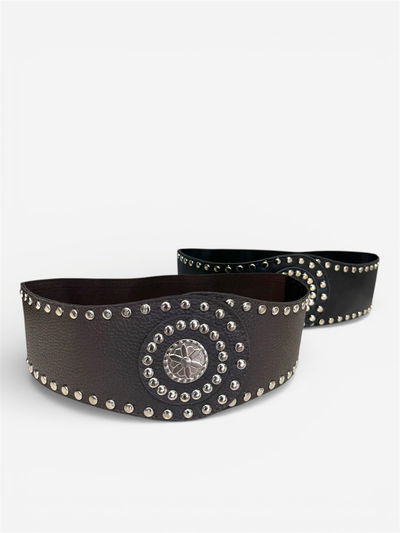 Faja ovalada negro & chocolate