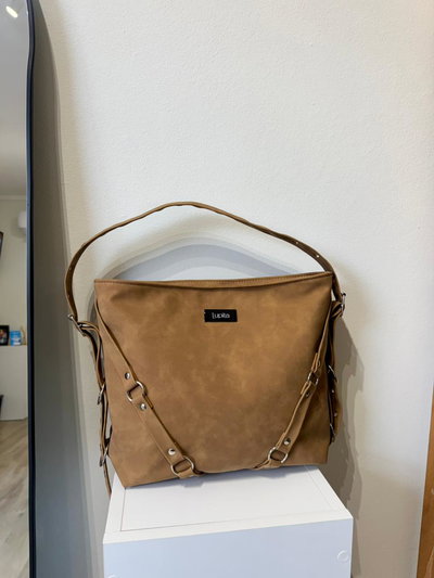 Cartera Cleo - camel
