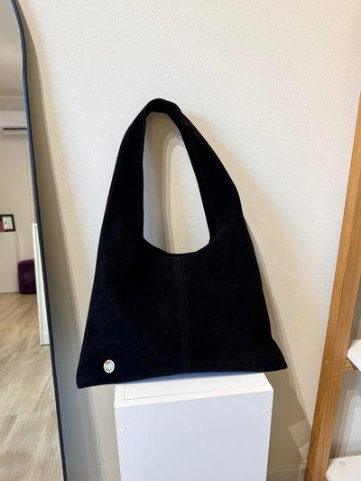 Bolso Milo - gamuza negro