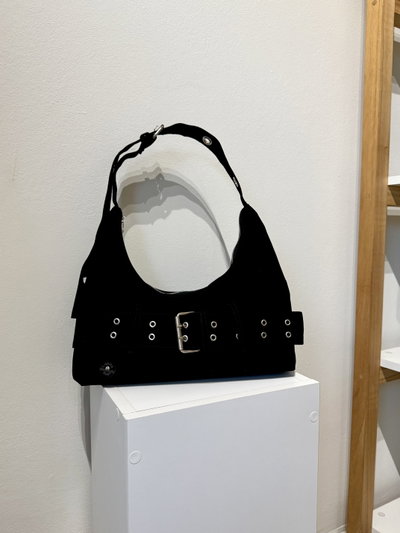 Bag Cata-  gamuza negro
