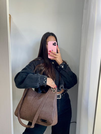 Cartera Mara - chocolate