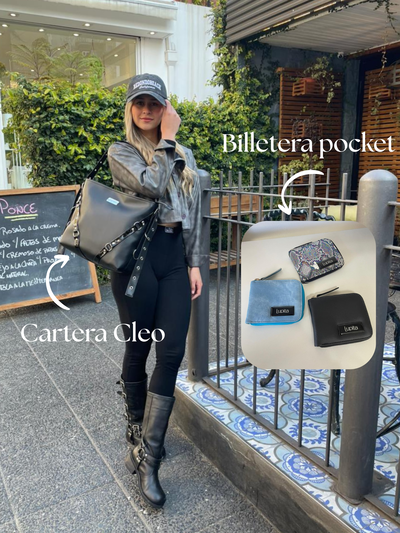 Cartera Cleo + Billetera pocket