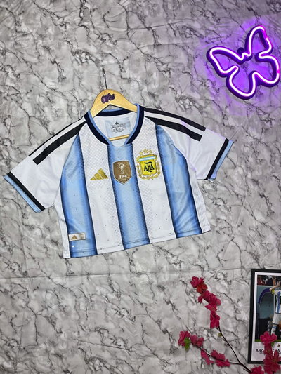 Camiseta de Argentina con brillos (pupera)