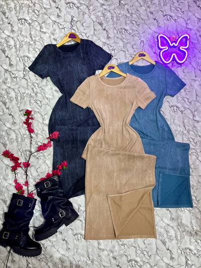 Vestido Angie (Largo Abertura)