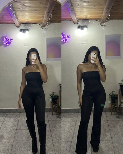 Catsuit Kylie (Oxford Strapless)