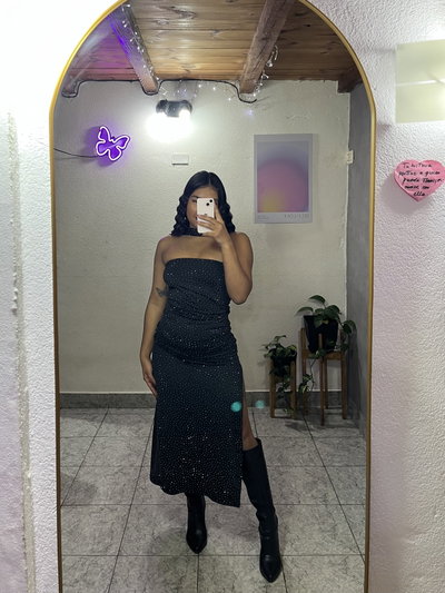Vestido Venecia (Tubo Strass & Brillo)