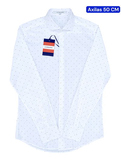 Camisa AIRBORN Talle M/S Elastizado