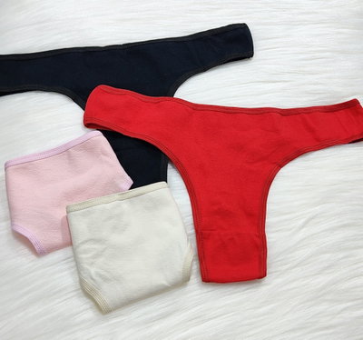 Les algodón T.U pack x 3