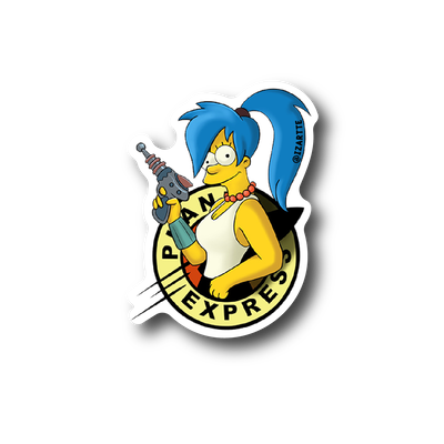 Los Simpson Marge Futurama