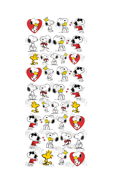 Dtf uñas Snoopy