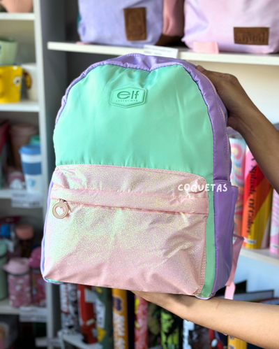 MOCHILA ELF PASTEL