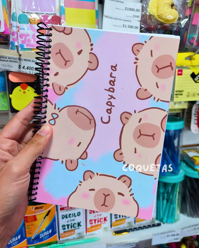 CUADERNO A5 CAPYBARA 