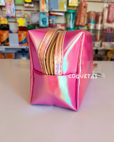 CARTUCHERA ROSA METAL