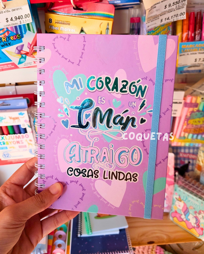 CUADERNO A5 TAPA DURA MI