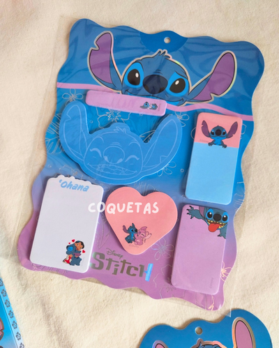 SET DE NOTAS STITCH