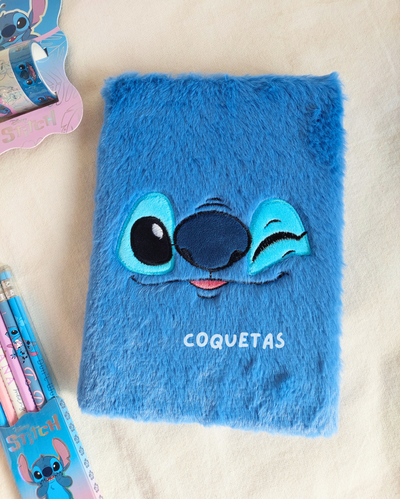ANOTADOR STITCH PELUCHE